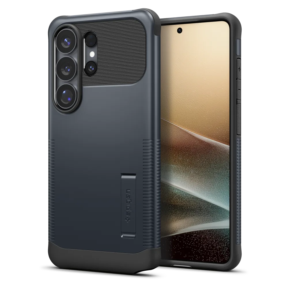 Spigen - Slim Armor MagFit Case for Samsung Galaxy S26 Ultra - Metal Slate