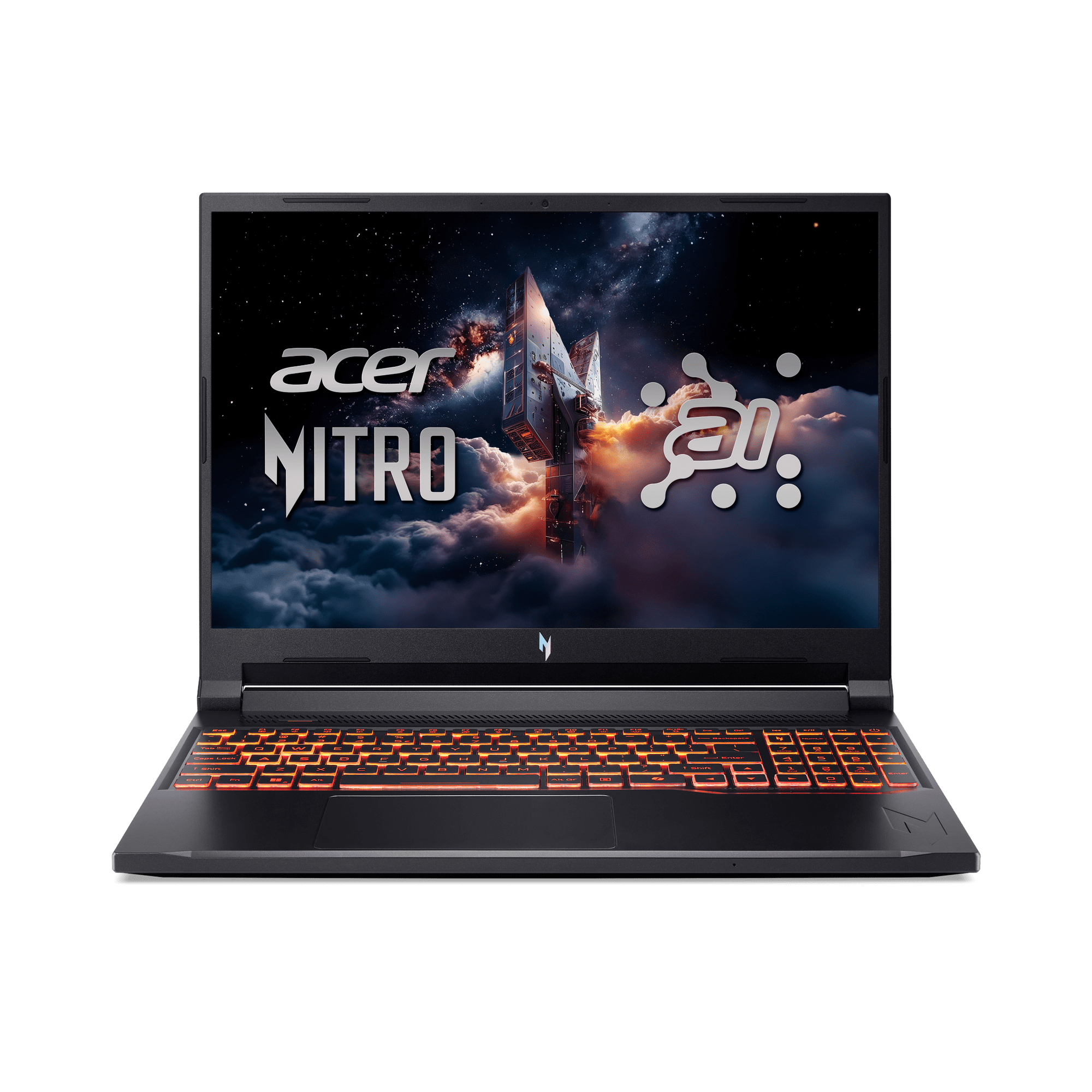 Acer Nitro V 16 AI WUXGA FHD Windows Gaming Laptop (AMD Ryzen 5 240, 16GB Memory, 512GB Storage, RTX 5050 GFX) (Obsidian Black)