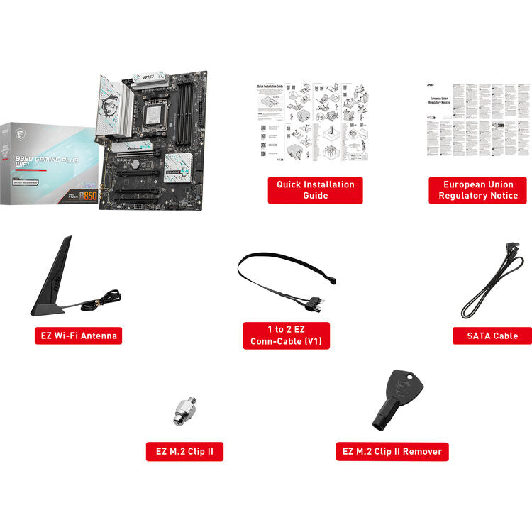 MSI B850 GAMING PLUS WIFI AM5 ATX Motherboard
