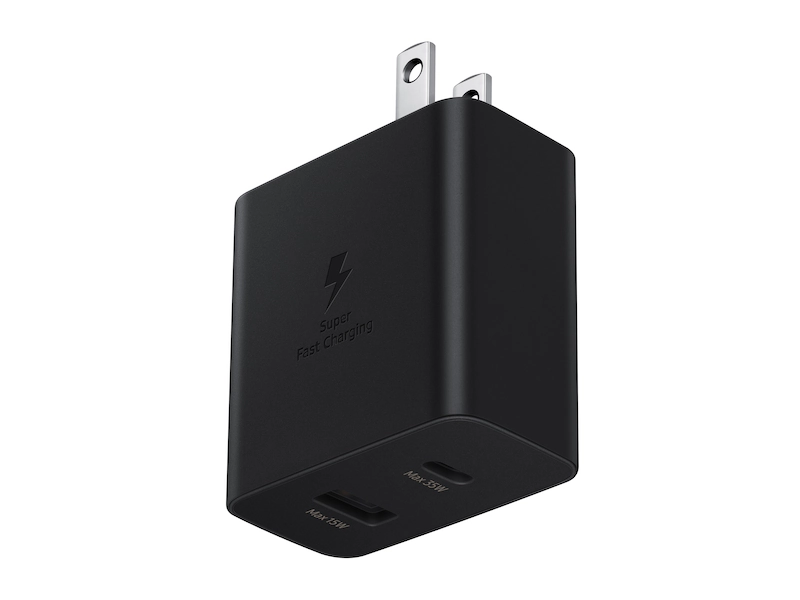 Samsung 35W Fast Charge Duo Power Adapter (USB-A USB-C) with Power D