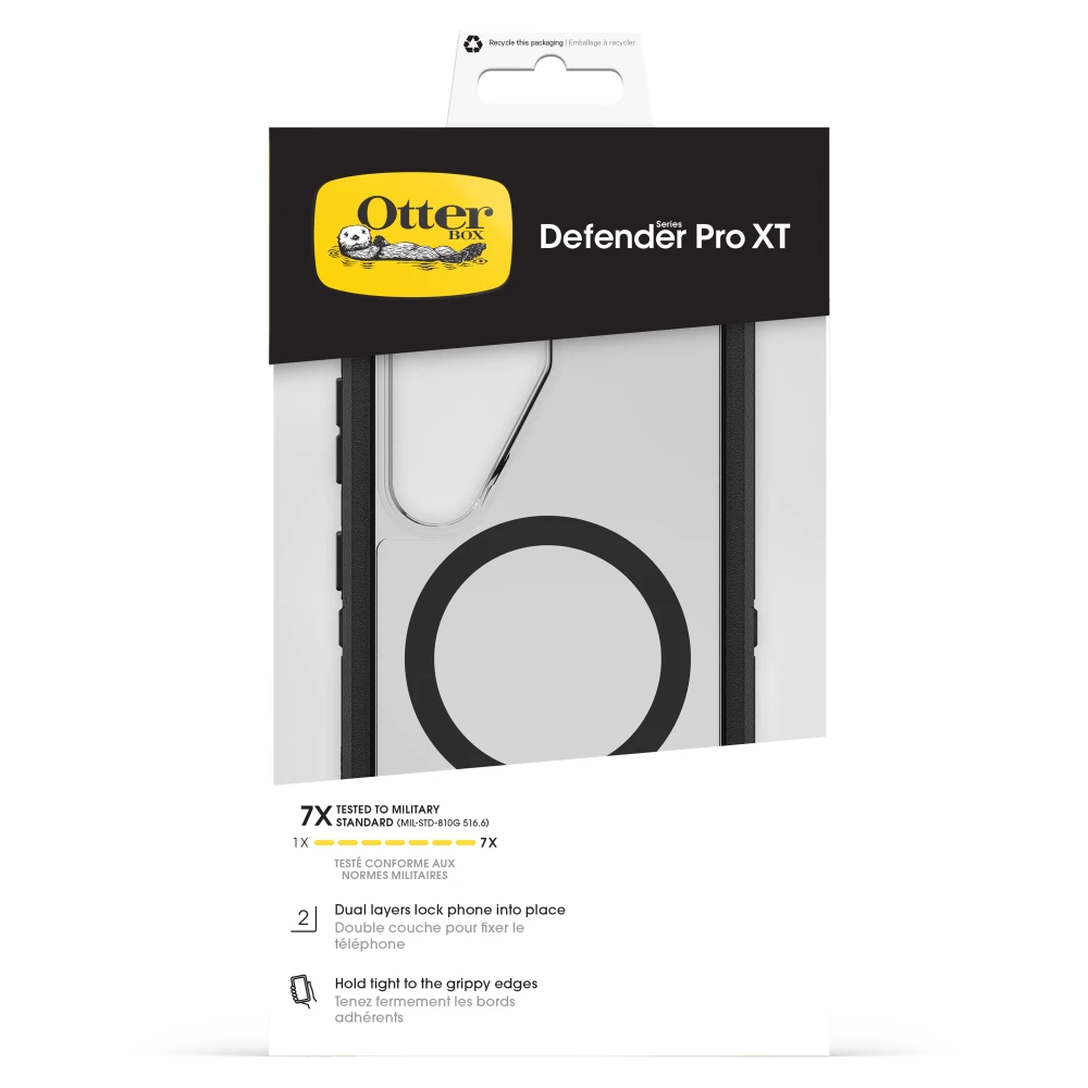 OtterBox - Defender Pro XT Clear Magnetic Case for Samsung Galaxy S26 - Dark Side