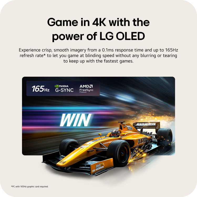 LG 65" 4K HDR Smart OLED evo AI G6 TV