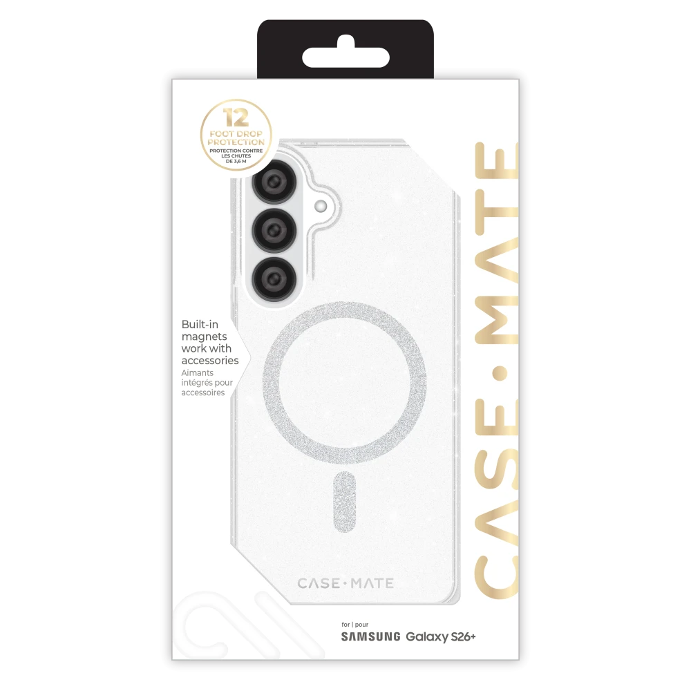 Case-Mate - Twinkle Case with Magnet for Samsung Galaxy S26 Plus - Twilight Silver