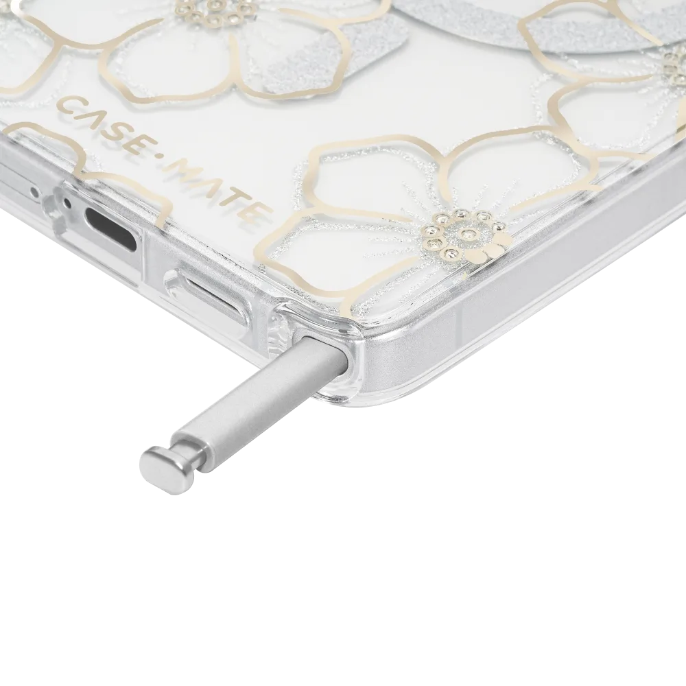 Case-Mate - Floral Gems Case with Magnet for Samsung Galaxy S26 Ultra - Gold