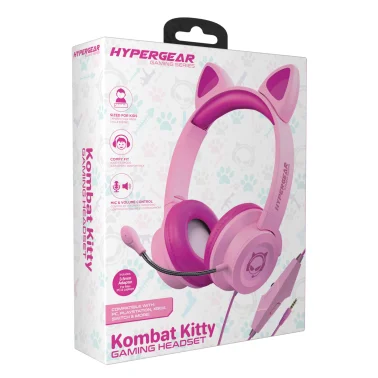 HyperGear Kombat Kitty Gaming Headset for Kids