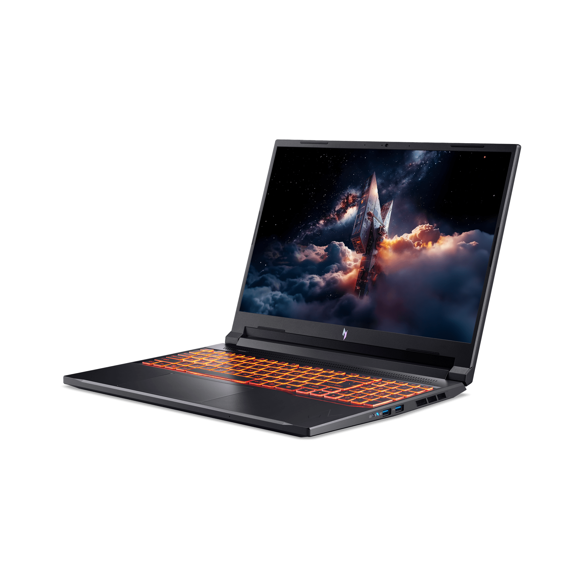 Acer Nitro V 16 AI WUXGA FHD Windows Gaming Laptop (AMD Ryzen 5 240, 16GB Memory, 512GB Storage, RTX 5050 GFX) (Obsidian Black)