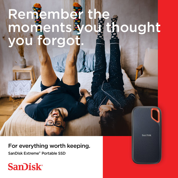 SanDisk 1TB Extreme Portable SSD V2