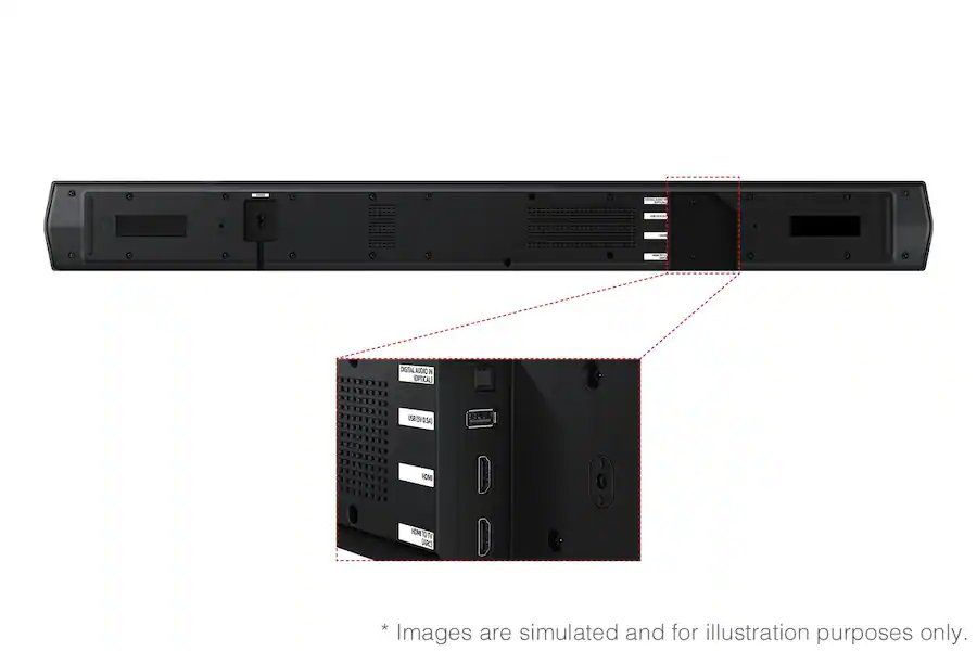 Samsung B-Series HW-B750F 5.1Ch DTS Virtual:X Soundbar with Subwoofer