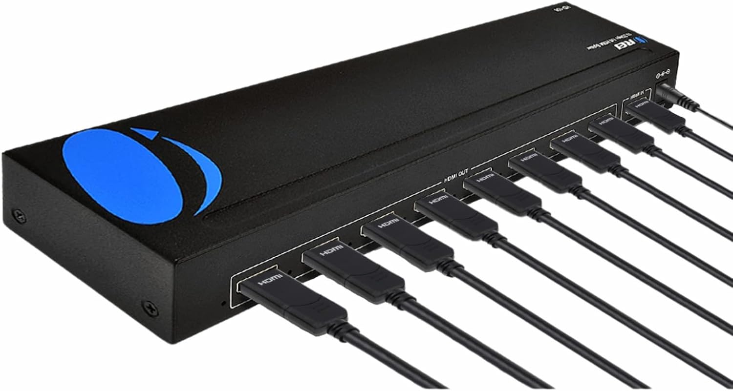 OREI HD-108-A 1x8 1080P HD HDMI Splitter