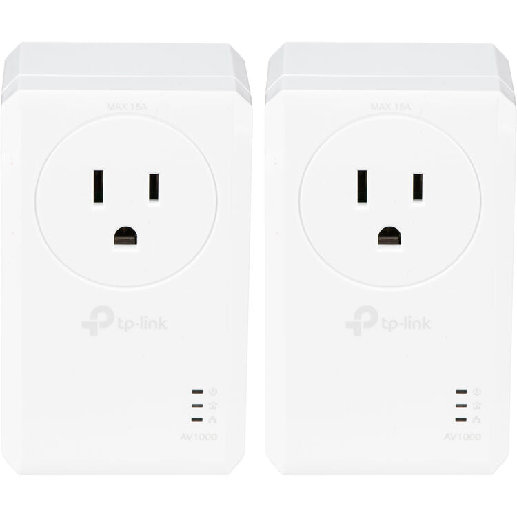 TP-Link TL-PA7017P AV1000 Gigabit Passthrough Powerline Extender Starter Kit