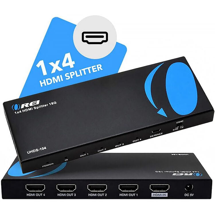 OREI UHDS-104 1x4 4K HDMI Splitter