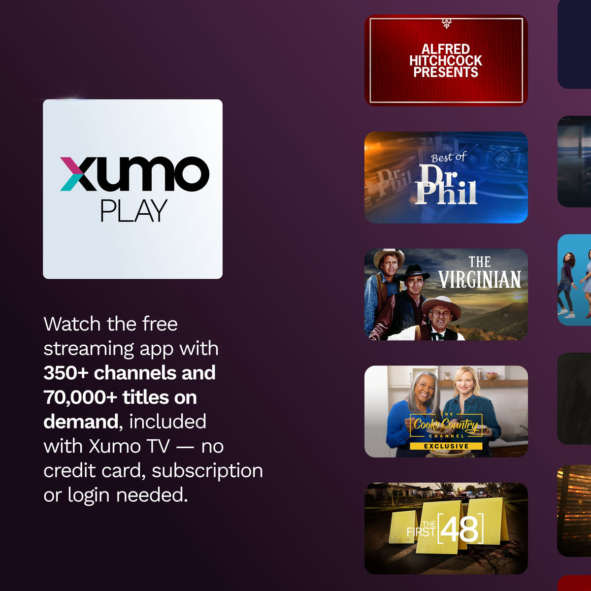 Element 43” 4K UHD HDR Frameless Xumo TV