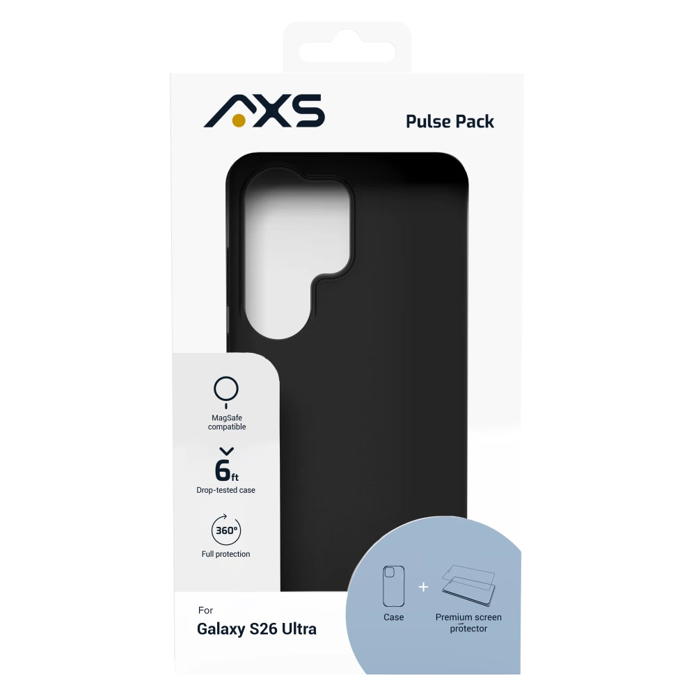 AXS - Pulse MagSafe Case with ARMORGlass Pro Screen Protector for Samsung Galaxy S26 Ultra