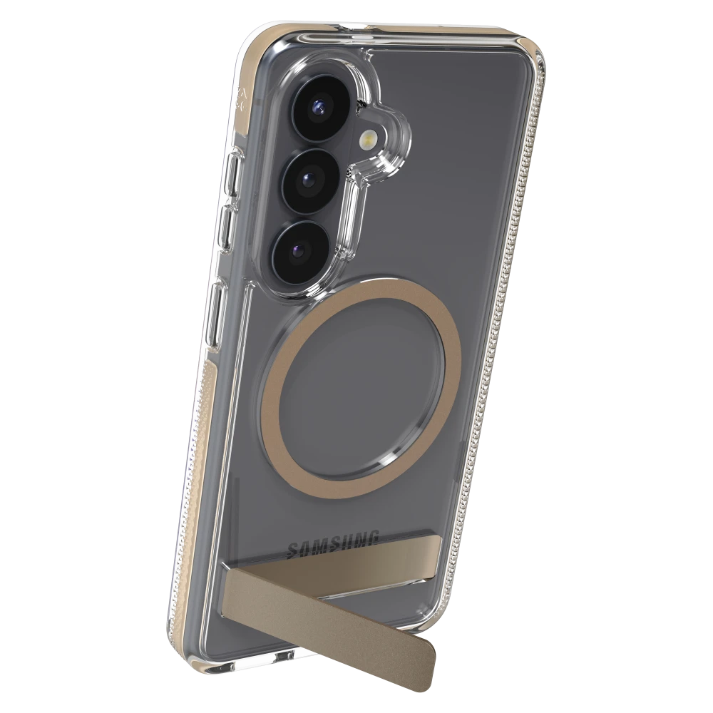 ZAGG - Crystal Palace Snap Case with Kickstand for Samsung Galaxy S26 - Clear