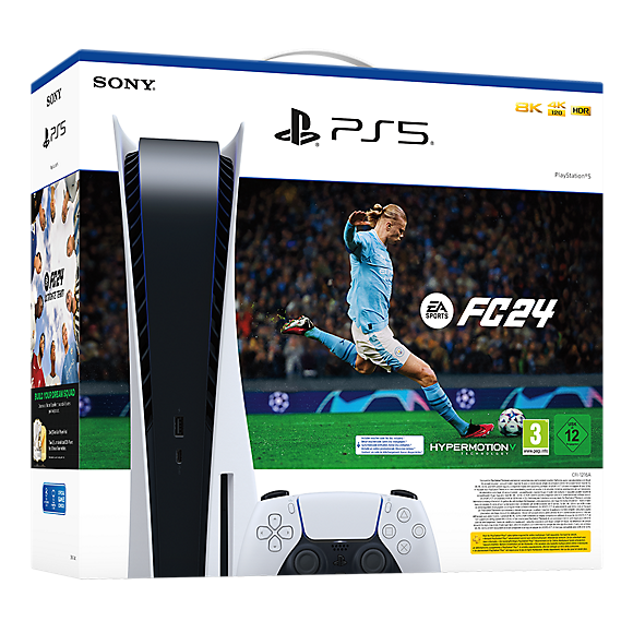 Sony PlayStation 5 Console (Disc Edition) EA Sports FC 24 Bundle