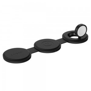 Satechi - 15W OntheGo 3-in-1 Qi2 Wireless Charger | TSA Approved Foldable, Compact Design Ideal For Travel