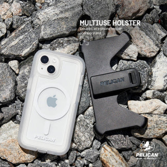Pelican Voyager Case with MagSafe for Apple iPhone 15 (Clear)