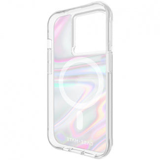 Case-Mate Soap Bubble Case with MagSafe for Apple iPhone 15 Pro (Iridescent)