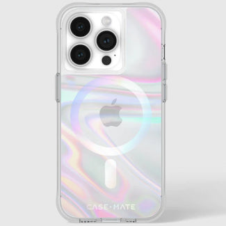 Case-Mate Soap Bubble Case with MagSafe for Apple iPhone 15 Pro (Iridescent)
