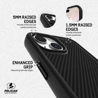 Pelican Protector Case with MagSafe for Apple iPhone 15 (Carbon)