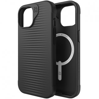 Gear4 Luxe Snap Case with MagSafe for Apple iPhone 15 (Black)