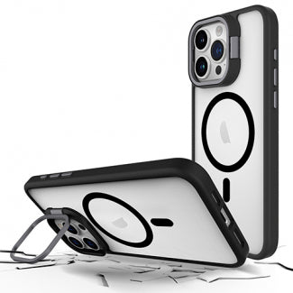 Prodigee Kick It Case with MagSafe for Apple iPhone 15 Pro Max (Black/Clear)