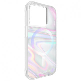 Case-Mate Soap Bubble Case with MagSafe for Apple iPhone 15 Pro (Iridescent)