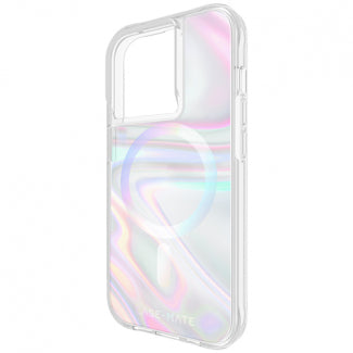 Case-Mate Soap Bubble Case with MagSafe for Apple iPhone 15 Pro (Iridescent)