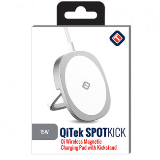 Tekya Qitek SpotKick 15W Qi Wireless Magnetic Charging Pad With Kickstand