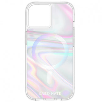 Case-Mate Soap Bubble Case with MagSafe for Apple iPhone 15 Plus (Iridescent)
