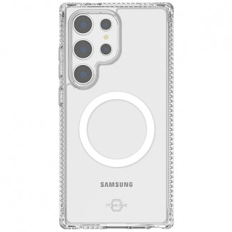 ItSkins Hybrid Clear Case with MagSafe for Samsung Galaxy S24 Ultra