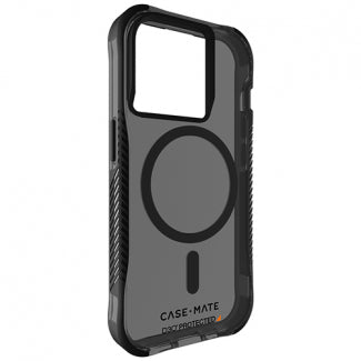 Case-Mate Tough Grip Case with MagSafe for Apple iPhone 15 Pro (Smoke)