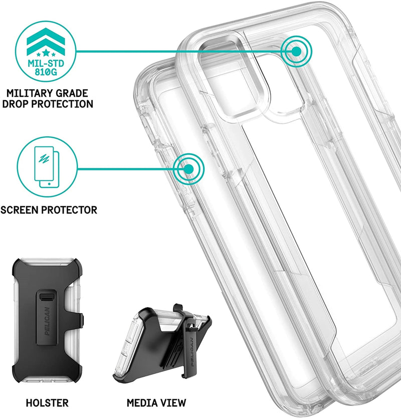 Pelican Voyager iPhone XS Max Case (Clear)