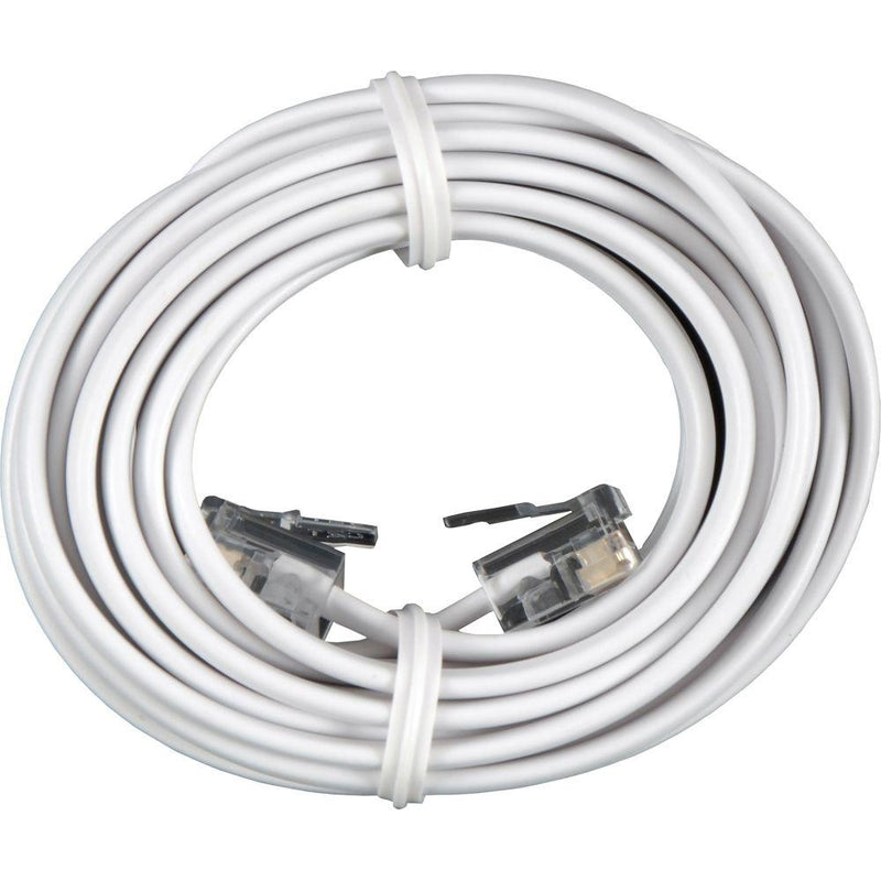Power Gear Phone Line Cord 7ft (White)