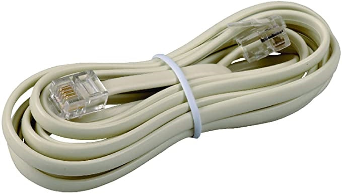 RCA Phone Line Cord 7ft (Beige)