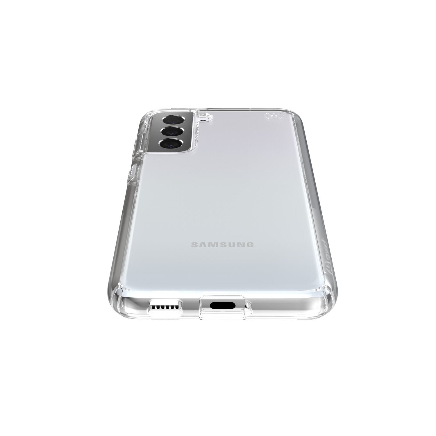 Speck Presidio Perfect-Clear Case for Samsung Galaxy S21+ (Clear)