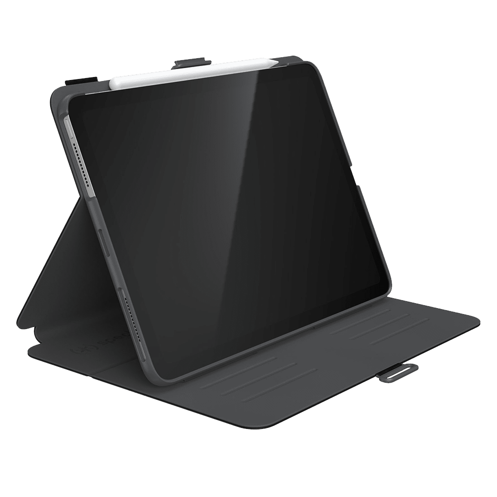 Speck Stylefolio Case for Apple iPad Pro 11 (2021 / 2020 / 2018) / Air 10.9 / Air 2022 - Black and Slate Grey