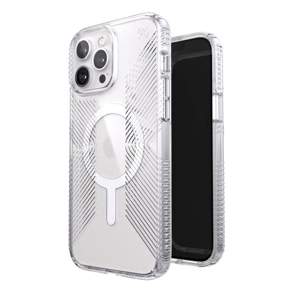 Presidio Perfect-Clear Grip Case with MagSafe for iPhone 13 Pro (Clear)
