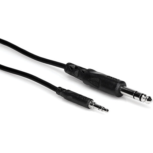 Hosa Technology Stereo Mini Male to Stereo 1/4" Male Cable (10')
