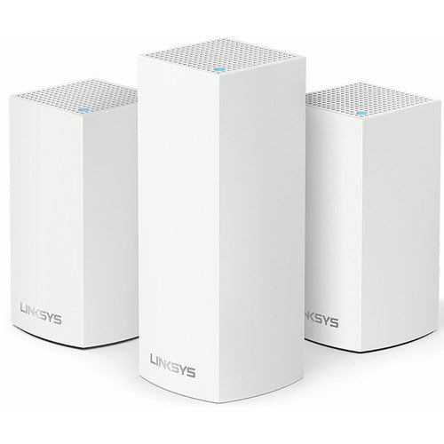 Linksys Velop Wireless AC-4800 Tri- and Dual-Band Whole Home Mesh Wi-Fi System (3 Units, White)