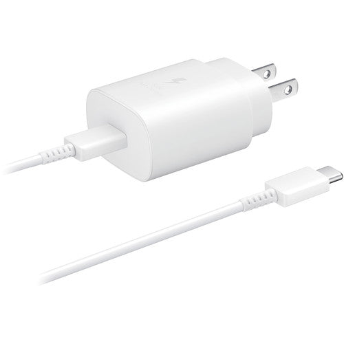 Samsung 25W USB Type-C Fast Charging Wall Charger (White)
