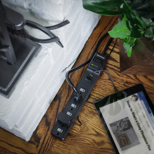 CyberPower P604URC1 6-Outlet Surge Protector + USB