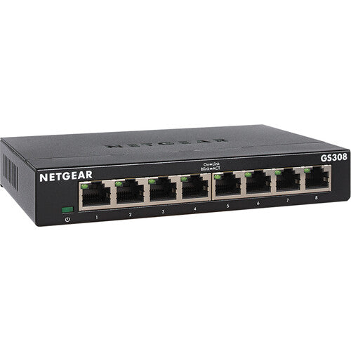Netgear GS308 8-Port Business Essentials Gigabit Ethernet Unmanaged Switch