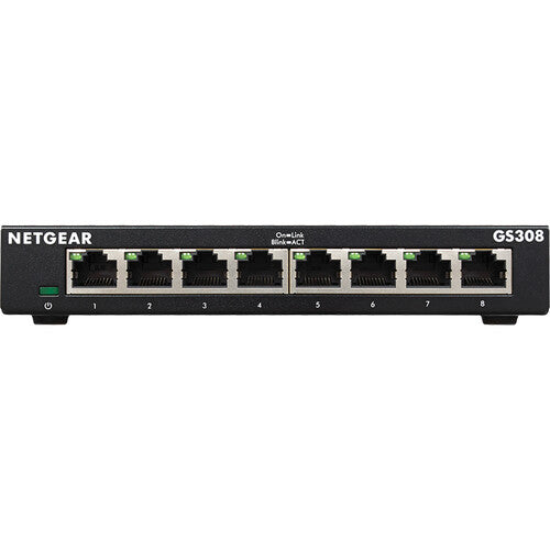 Netgear GS308 8-Port Business Essentials Gigabit Ethernet Unmanaged Switch