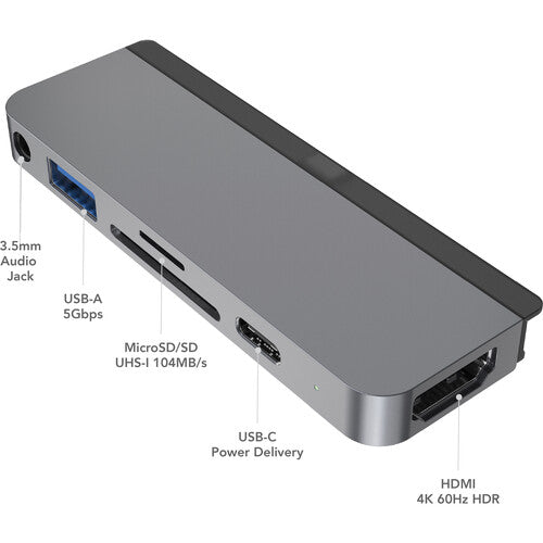 HyperDrive USBC Hub Adapter 6-in-1 Dongle