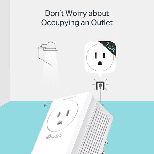 TP-Link TL-WPA7617 AV1000 Gigabit Passthrough Powerline & AC1200 Wi-Fi Kit