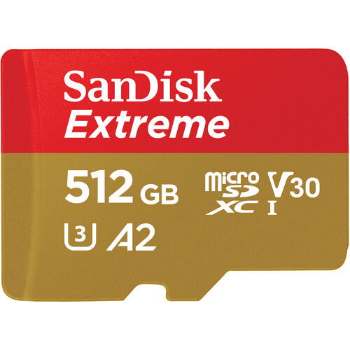 SanDisk Extreme UHS-I microSDXC Memory Card with SD Adapter