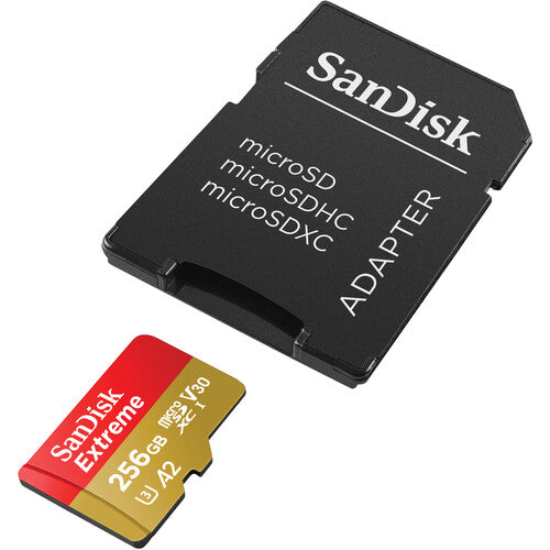 SanDisk Extreme UHS-I microSDXC Memory Card with SD Adapter