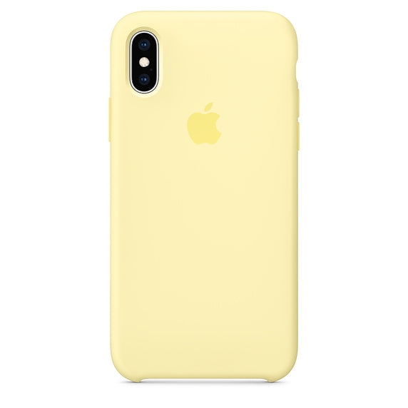 Apple Silicone Case for iPhone XS Max (Mellow Yellow)