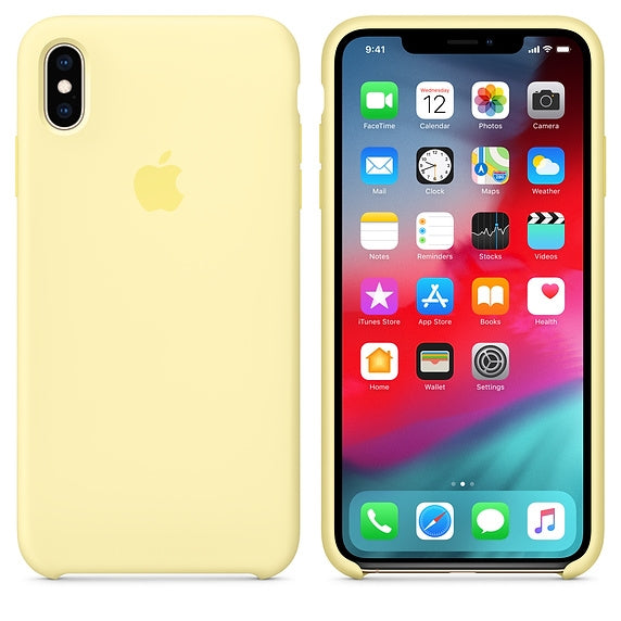 Apple Silicone Case for iPhone XS Max (Mellow Yellow)